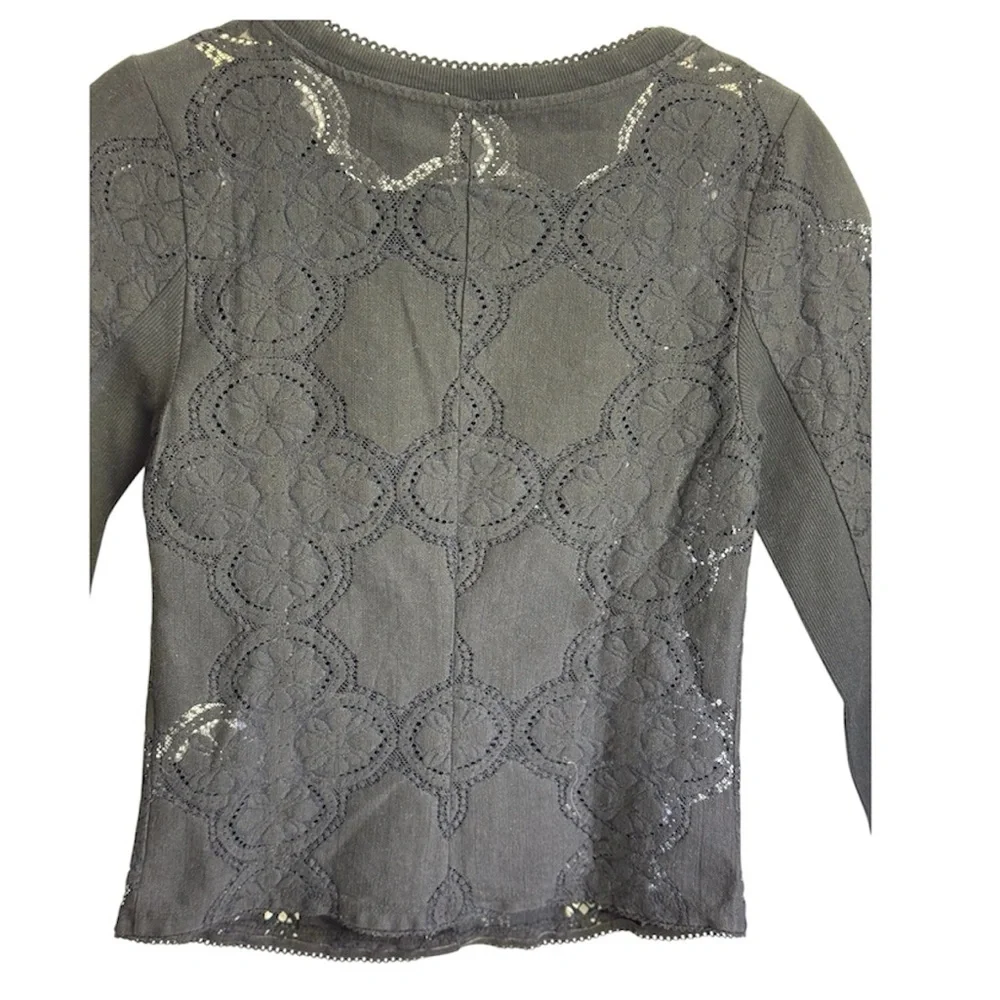 Free‎ People Jae Button-Up Top, Size XSMALL
